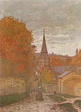 Claude Monet Street in Fecamp Germany oil painting art